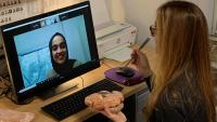OT Professor Teaching an Online Course